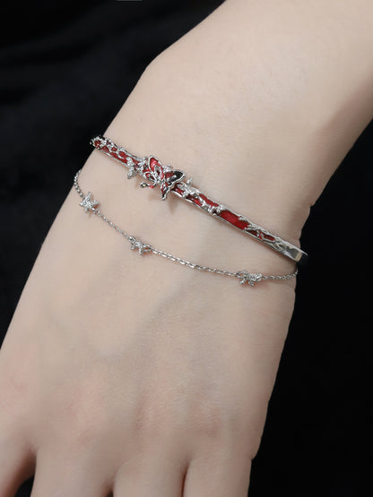Red butterfly bracelet