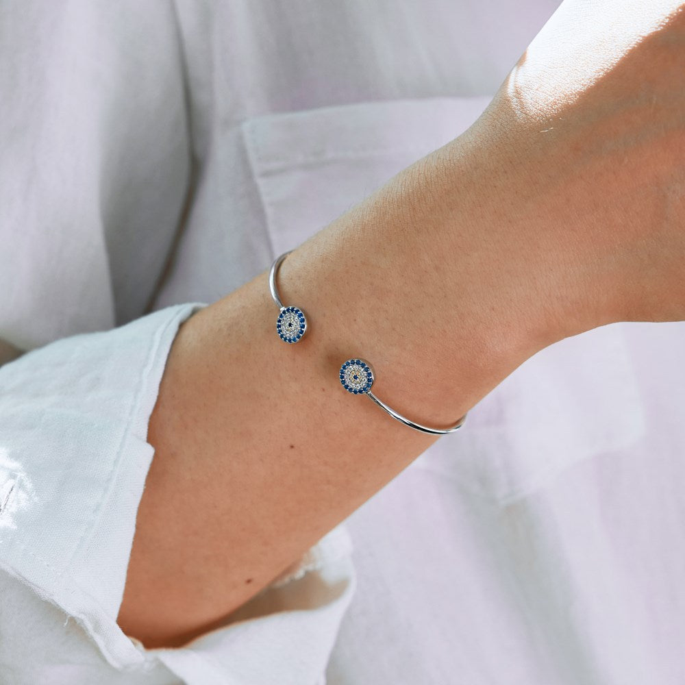 Trendy and fashionable devil eye zircon bracelet - jewelryweilin