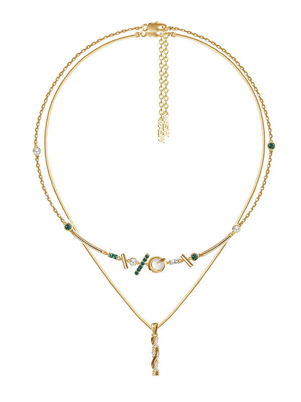 Hip Hop Transfer Pillar Pendant Necklace