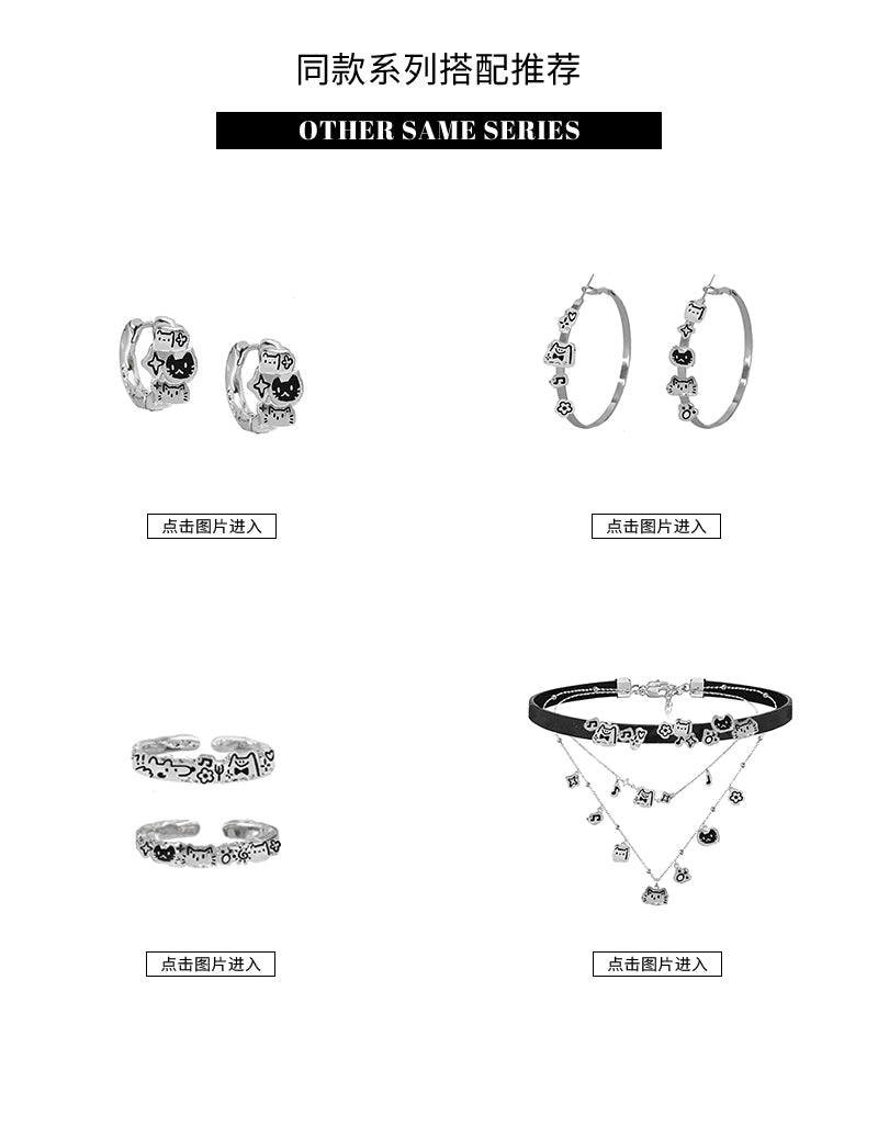 Cat Cat Symphony Pendant Bracelet