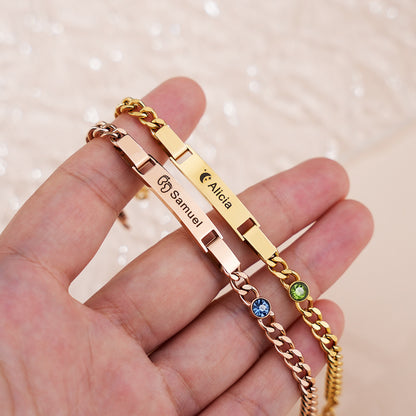 Birthstone jewelry in color