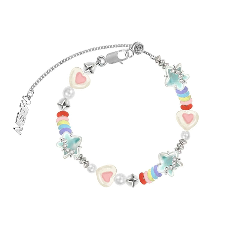 Millennium color beads bracelet