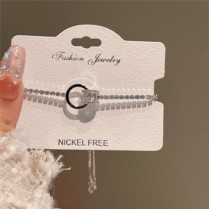 Two-color circle waist bracelet