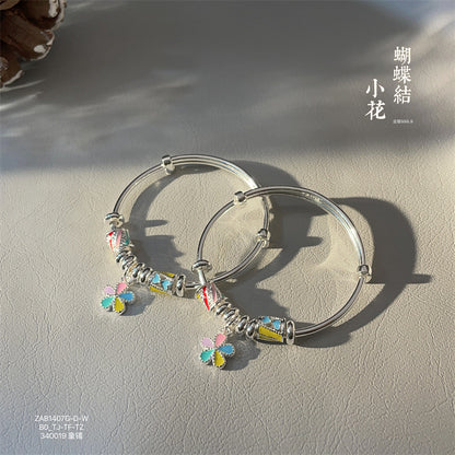 China A pair of colorful roller flower bracelets for children - jewelryweilin