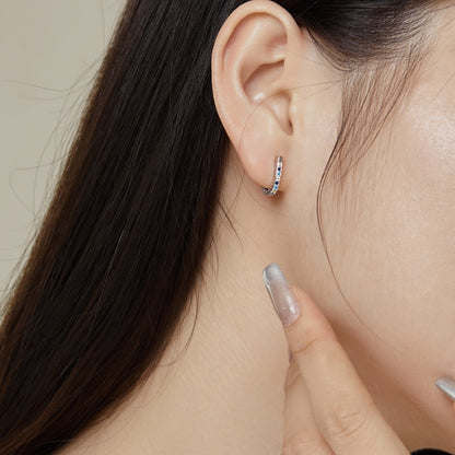 High-end design U-shaped earrings - jewelryweilin