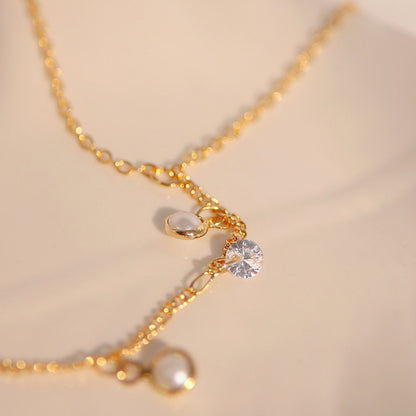 Zirconia finger bracelet