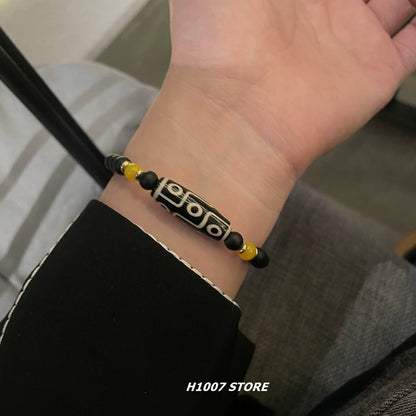 Hip Hop Ethnic Braided Elastic Necklace