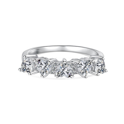 Fashionable and high-end sparkling diamond full diamond ring - jewelryweilin