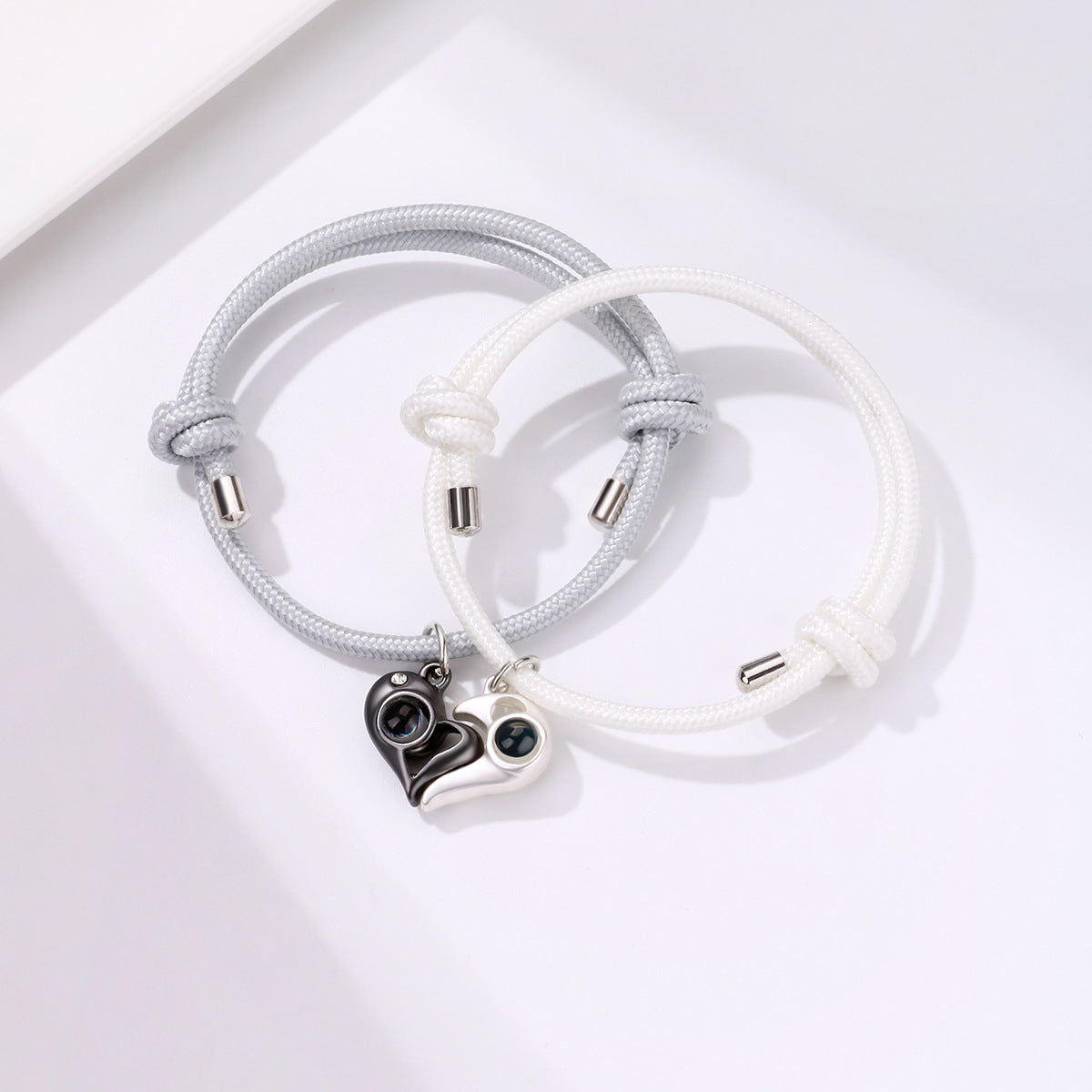 Alloy luminous couple bracelet