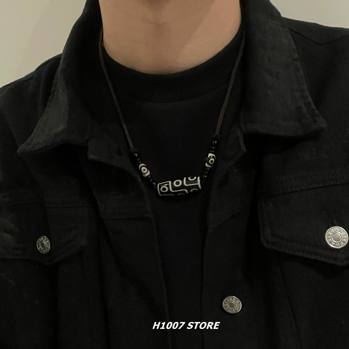 Hip Hop Ethnic Braided Elastic Necklace