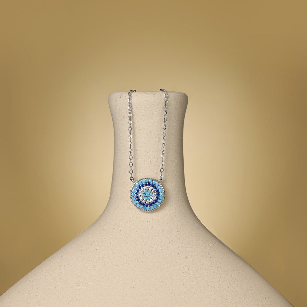 Devil's Eye Pendant Necklace - jewelryweilin