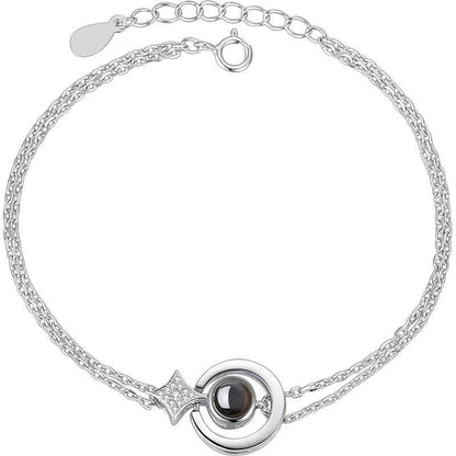 Photo projection star jewelry