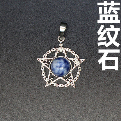 Evil Eye Malachite Pendant