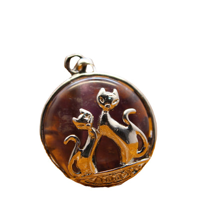 Ethnic fox pendant