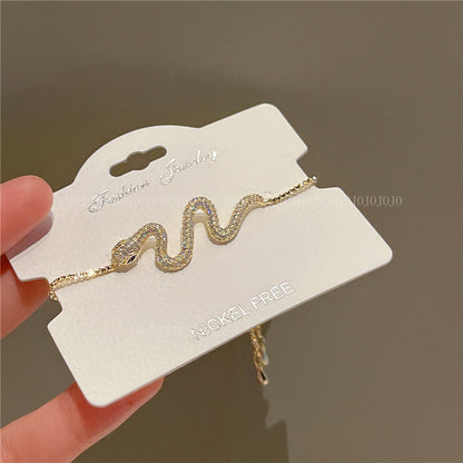 Zirconia Snake Bracelet