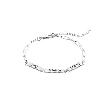 Engraved custom fashion bracelet