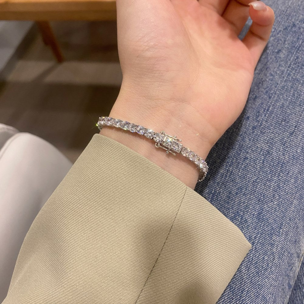 Full row zircon bracelet - jewelryweilin