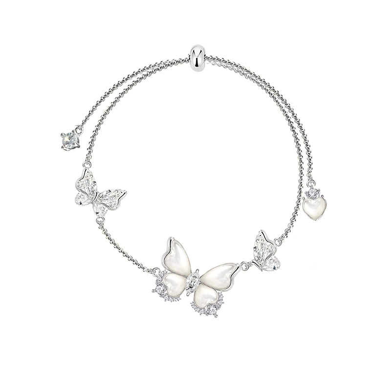 Butterfly fluttering bracelet
