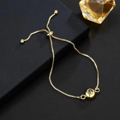 Photo projection personalized creative bracelet