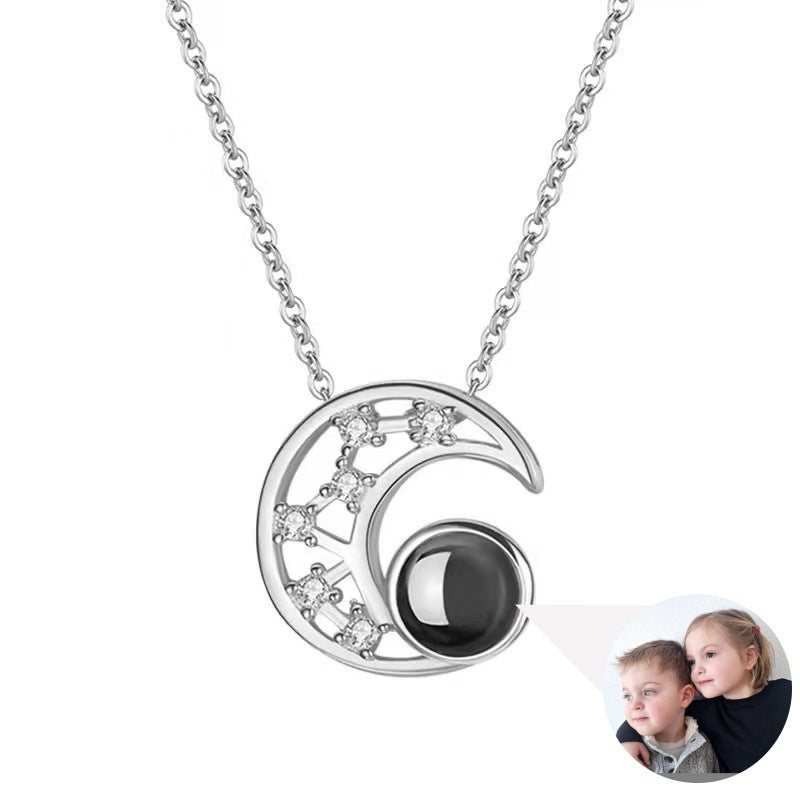 Photo projection eachother necklace
