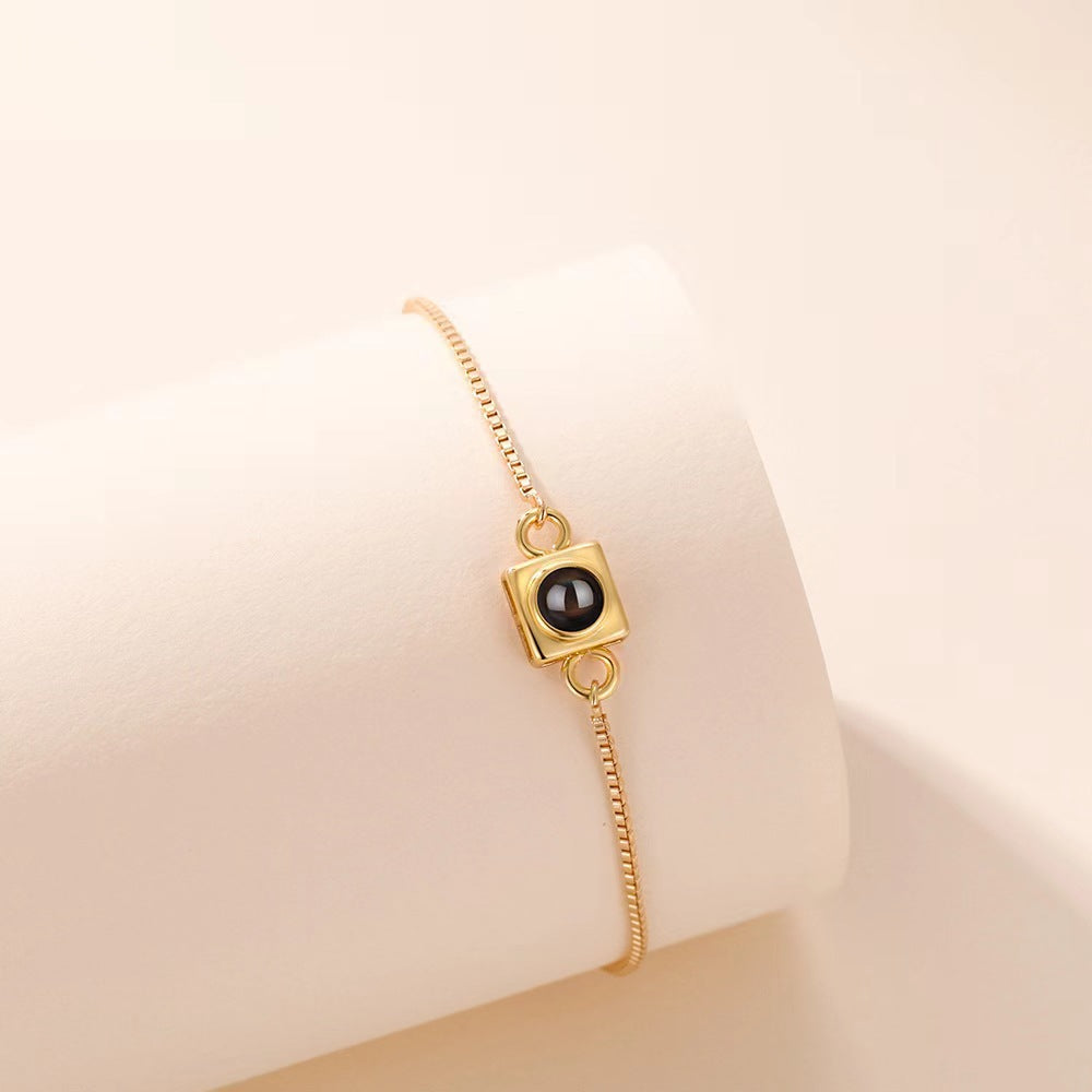 Photo projector box bracelet