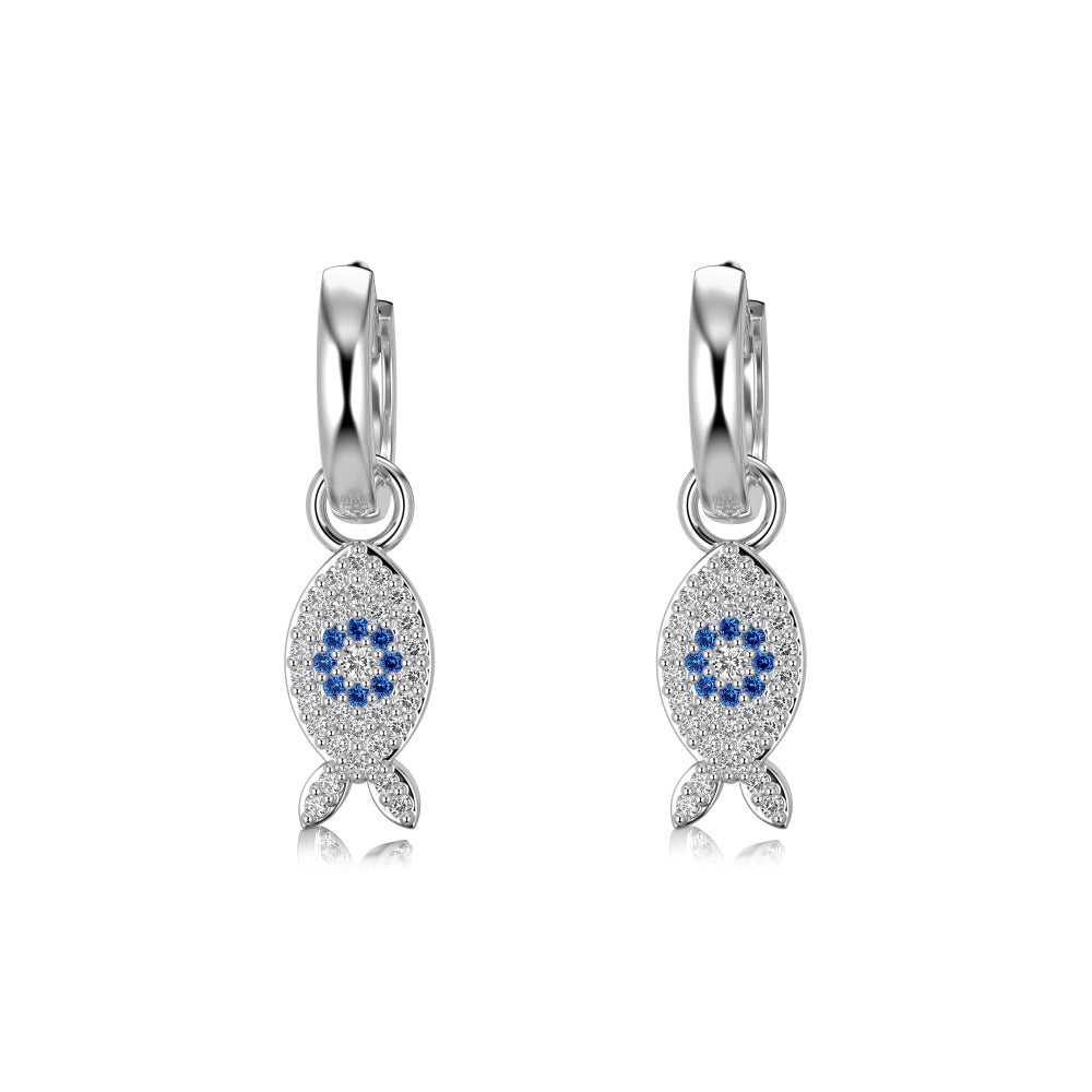 Simple fish earrings - jewelryweilin