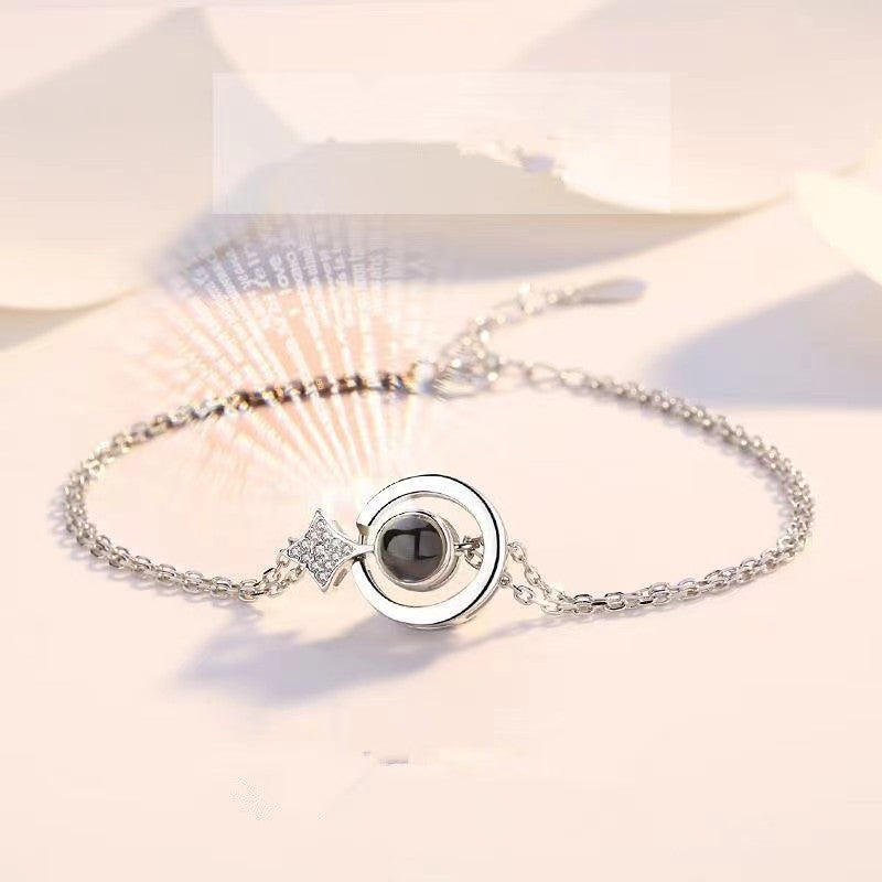 Photo projection star jewelry