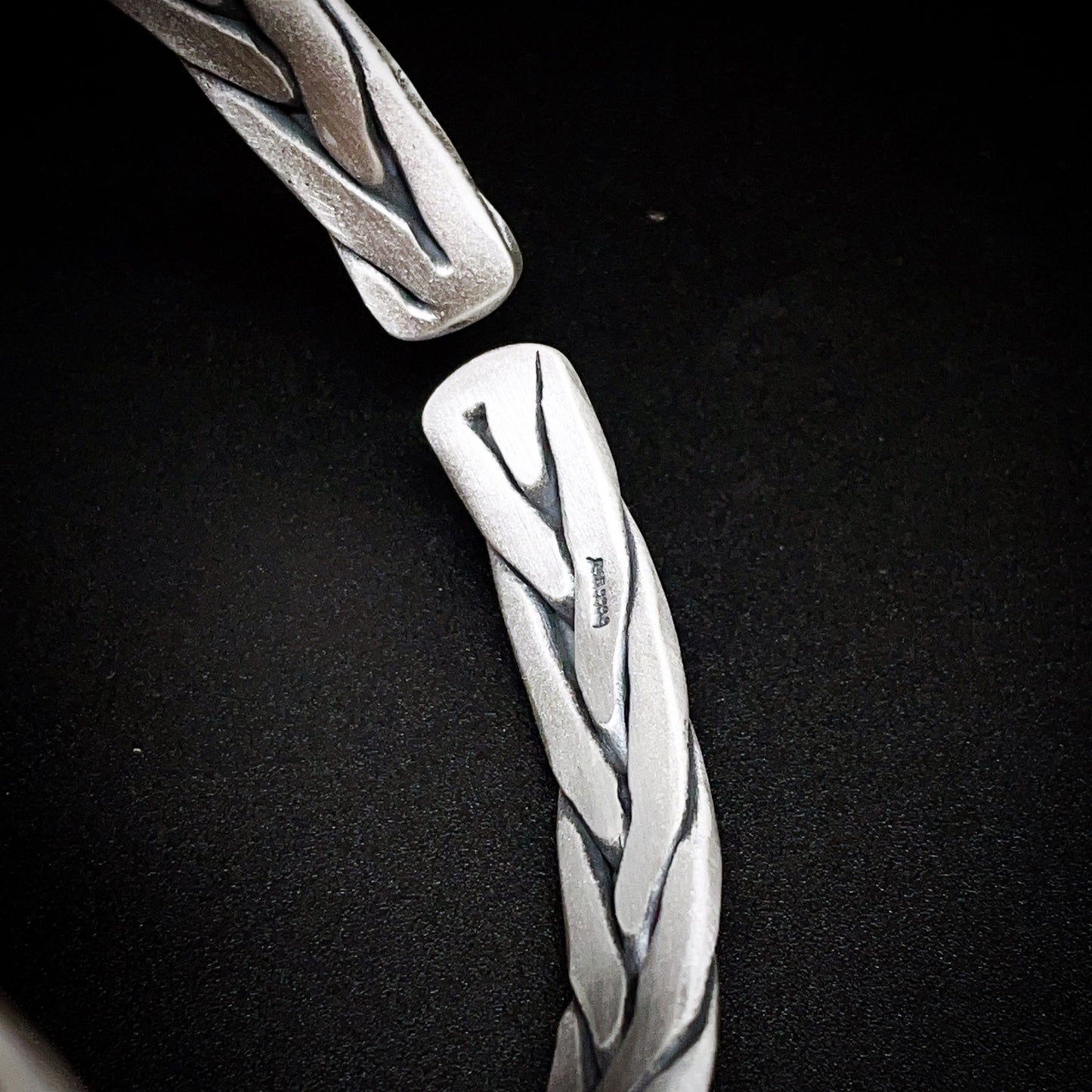 Hand Woven Solid Sterling Silver Bracelet