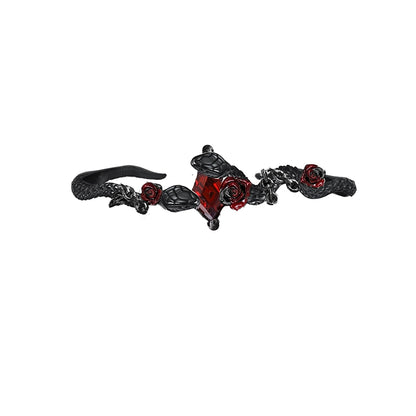 Dark Rose Snake Wristband