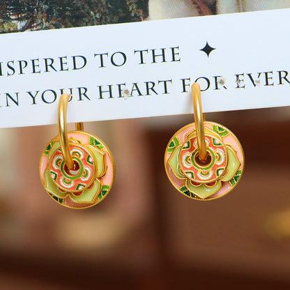 Oriental ancient style exquisite ethnic style earrings - jewelryweilin