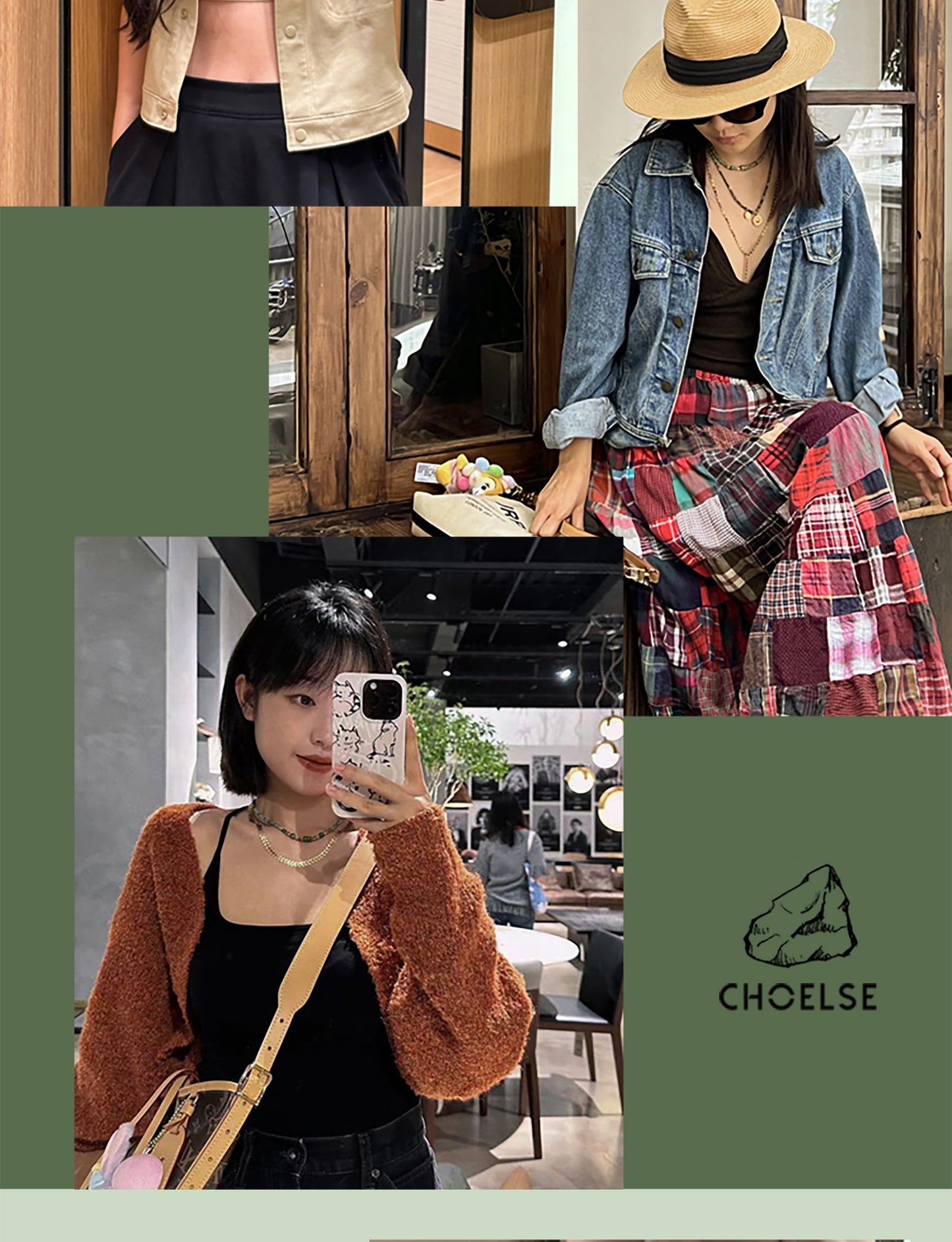 Green turquoise necklace