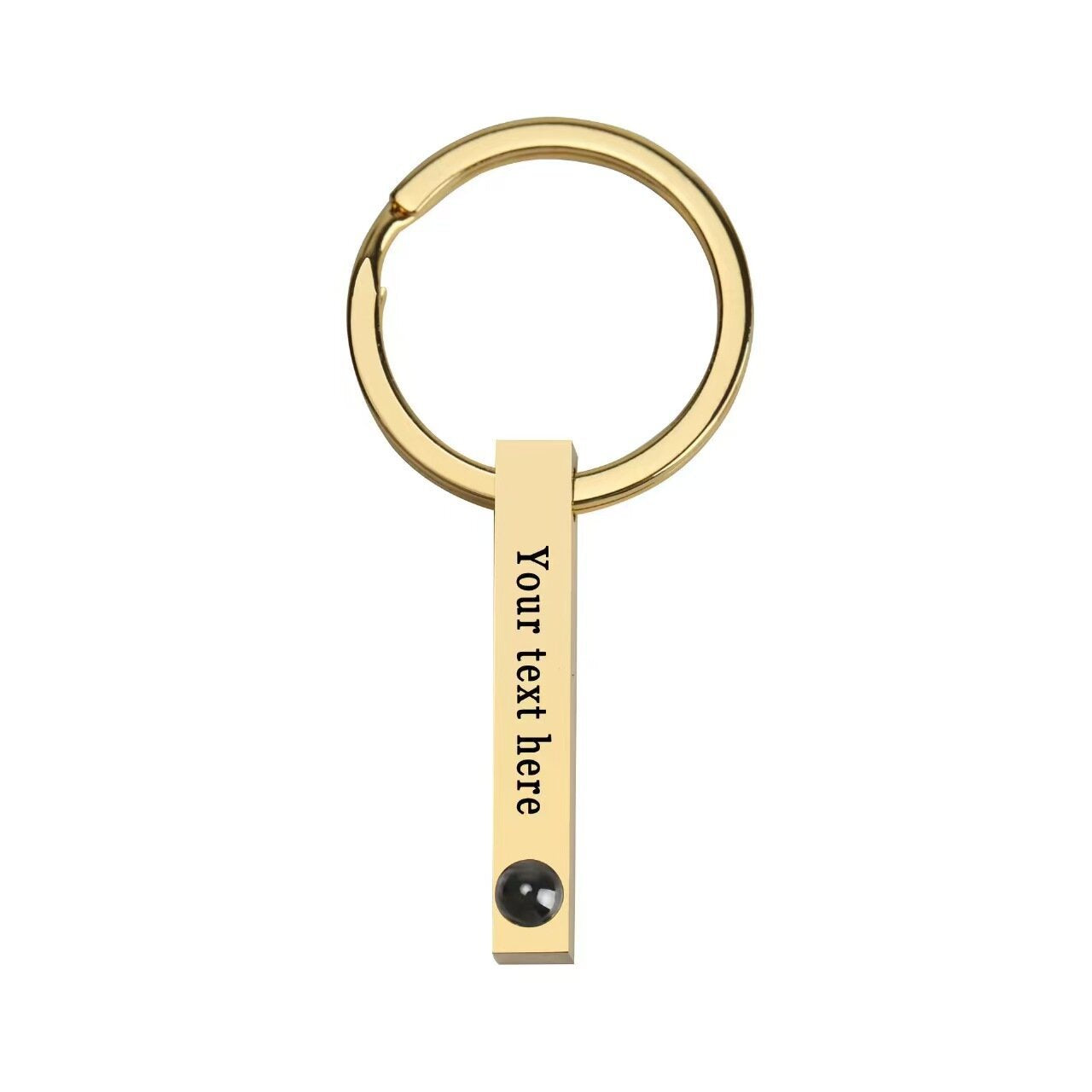 Photo projection pendant necklace