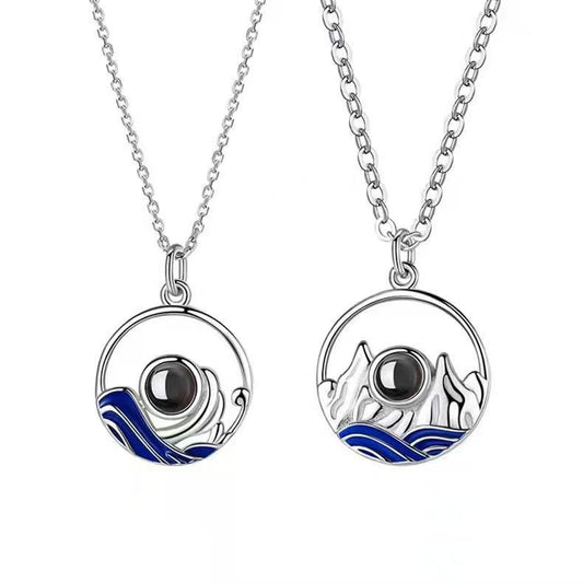 Photo projection eachother necklace