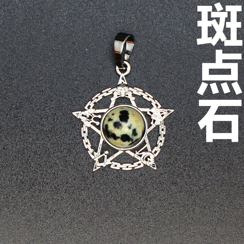 Evil Eye Malachite Pendant