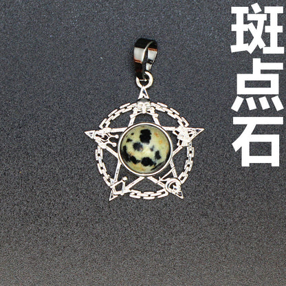 Evil Eye Malachite Pendant