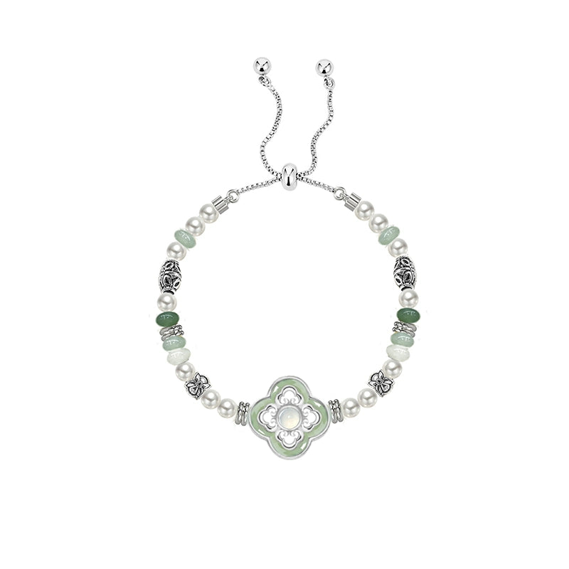 New Chinese-style four-leaf clover bracelet