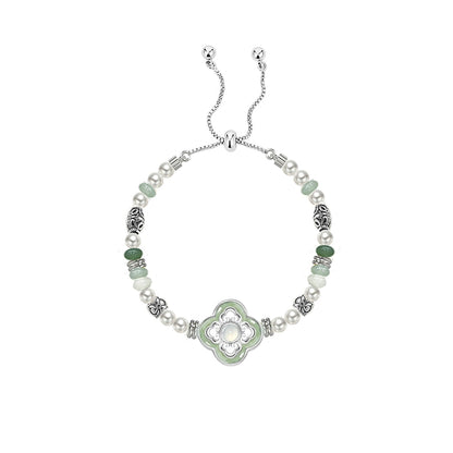 New Chinese-style four-leaf clover bracelet