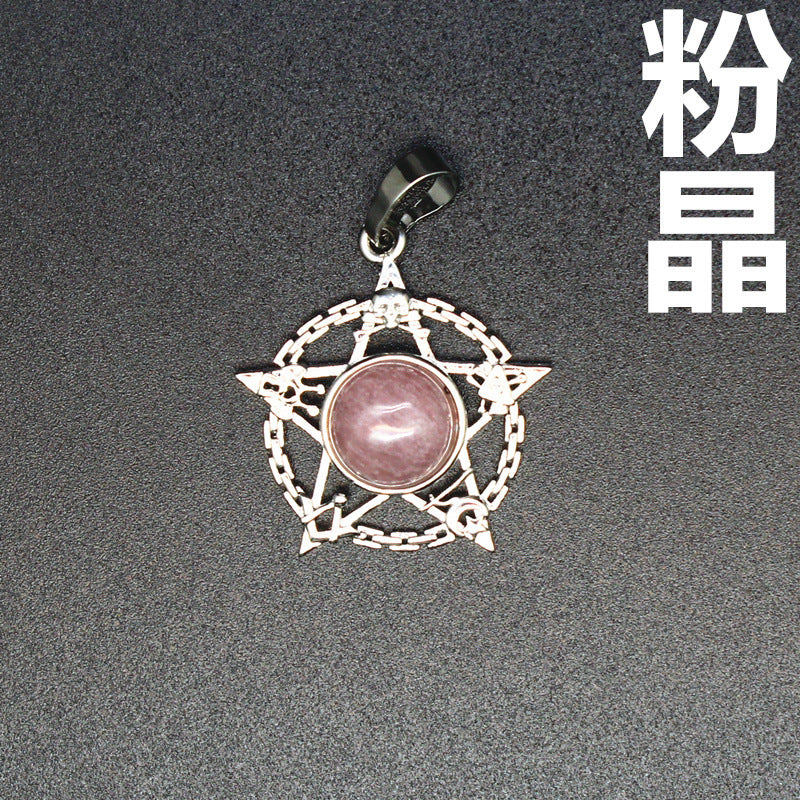 Evil Eye Malachite Pendant