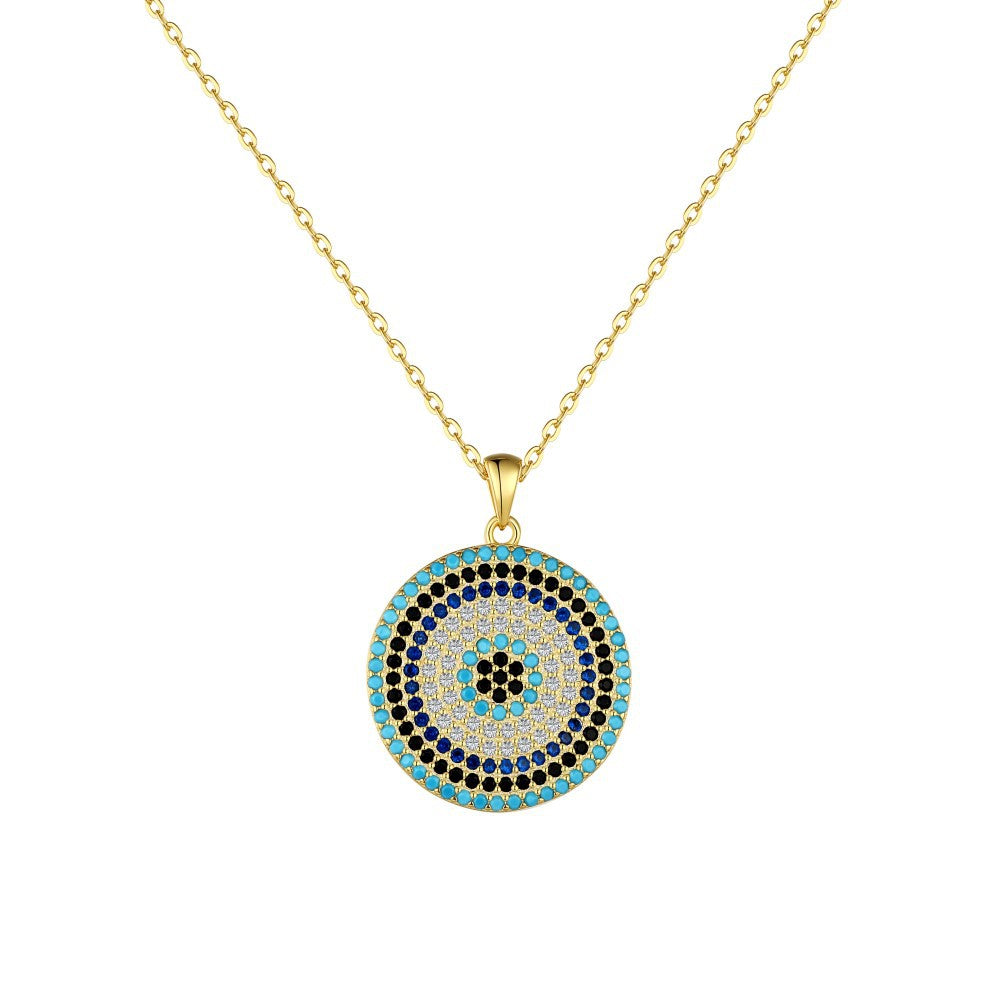 Fashionable and unique devil eye necklace - jewelryweilin