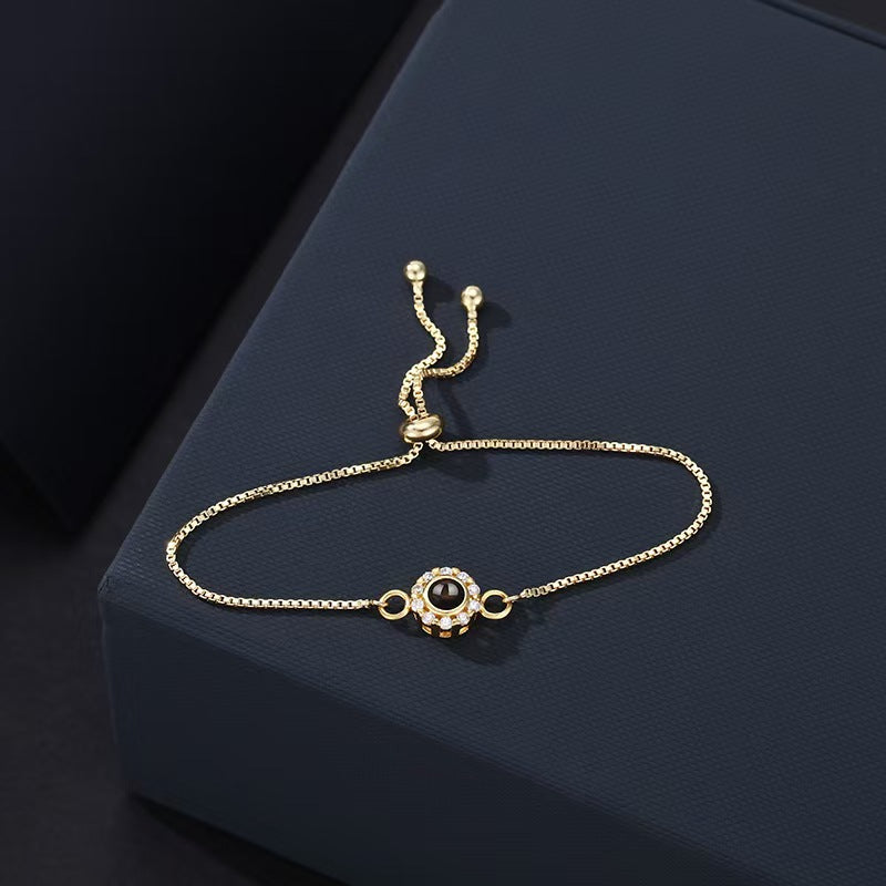 Photo projection personalized creative bracelet