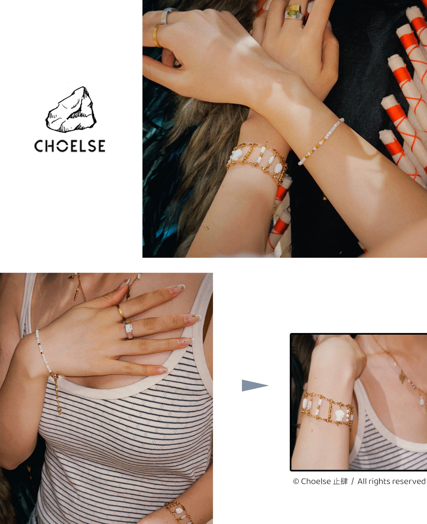 Lotus petal step jewelry