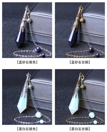 Vintage Original Lime Moonlight Pendant Necklace for Men and Women