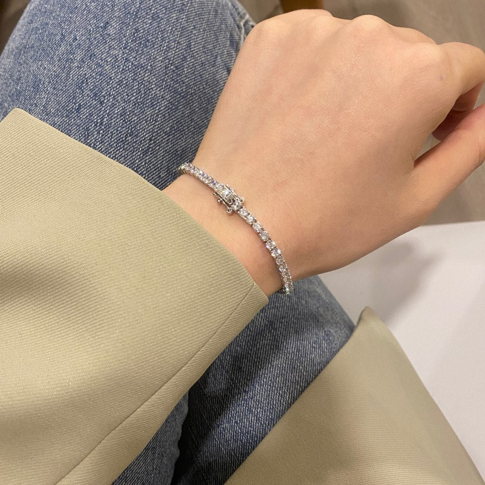 Full row zircon bracelet - jewelryweilin