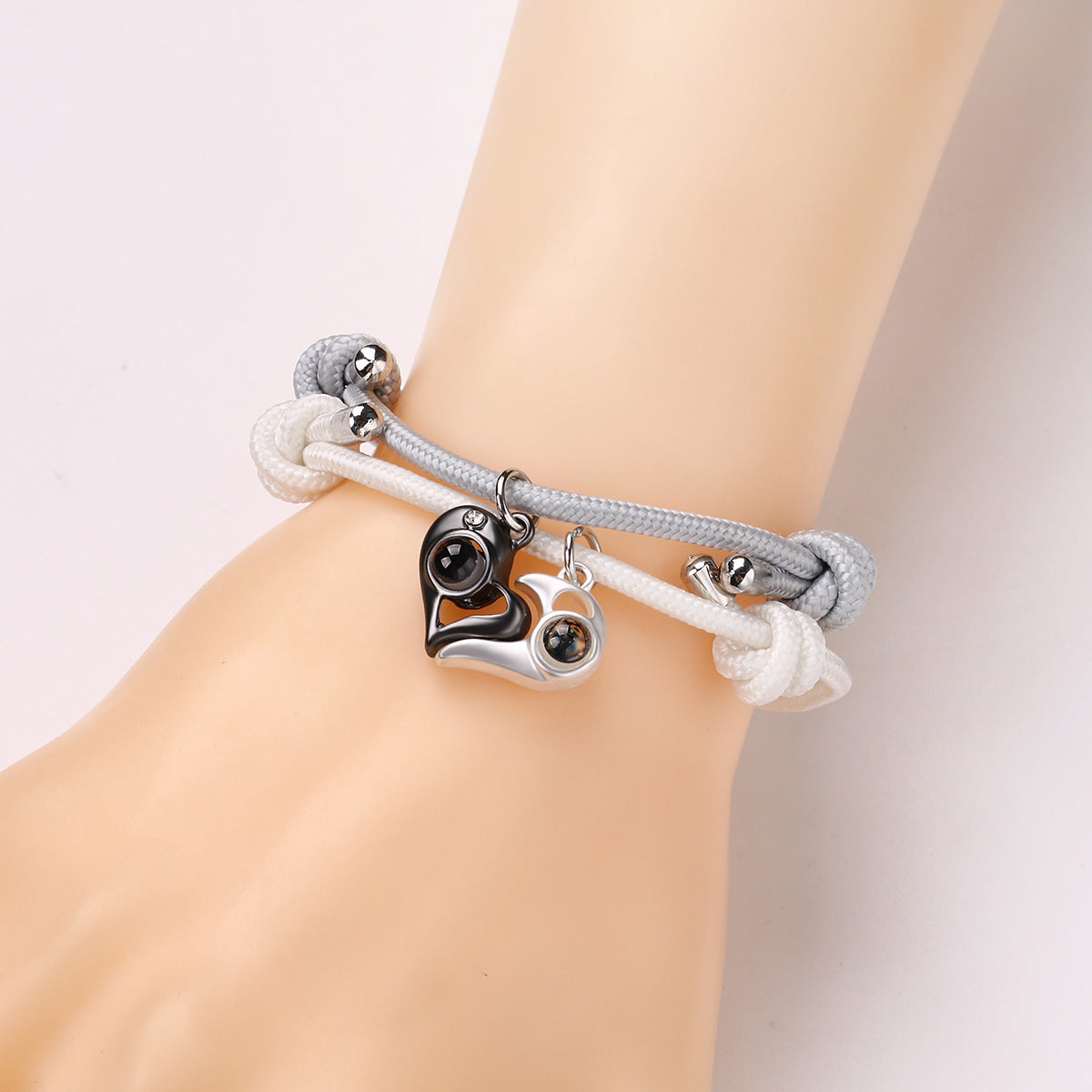 Alloy luminous couple bracelet