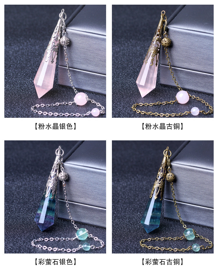 Vintage Original Lime Moonlight Pendant Necklace for Men and Women