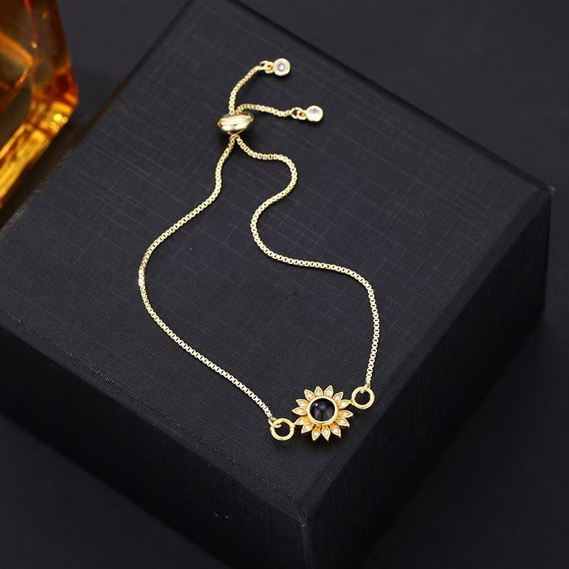 Photo projection personalized creative bracelet