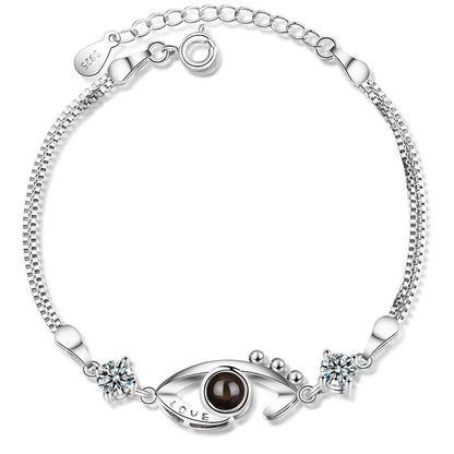 Photo projection demon eye bracelet