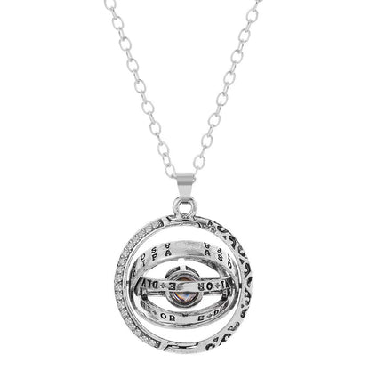 Photo Projection Rotating Pendant Necklace