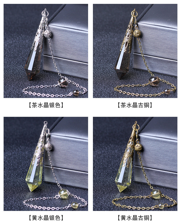 Vintage Original Lime Moonlight Pendant Necklace for Men and Women