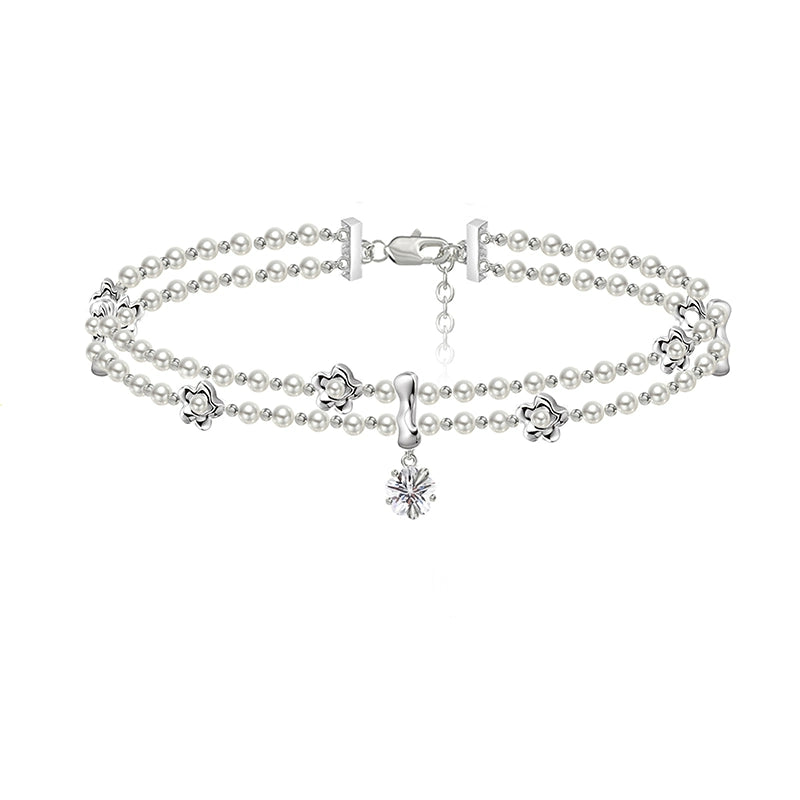 Secret garden pearl necklace